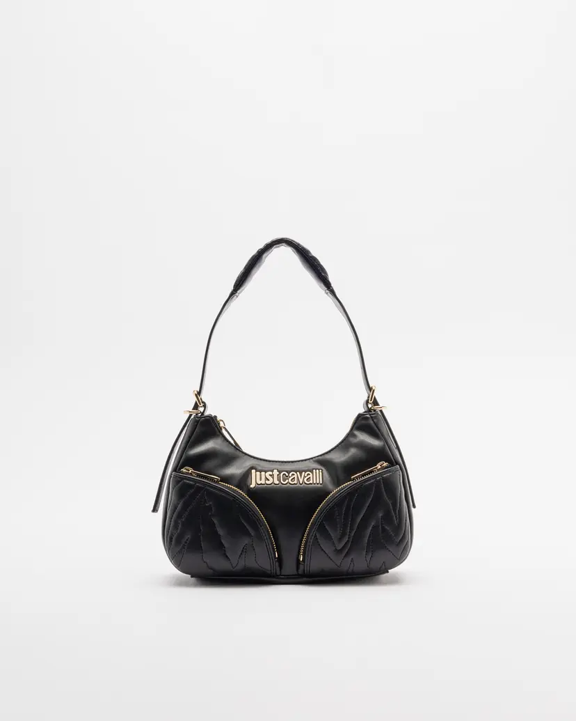 Just Cavalli Just Cavalli Quilted Zebra Black Shoulder bag