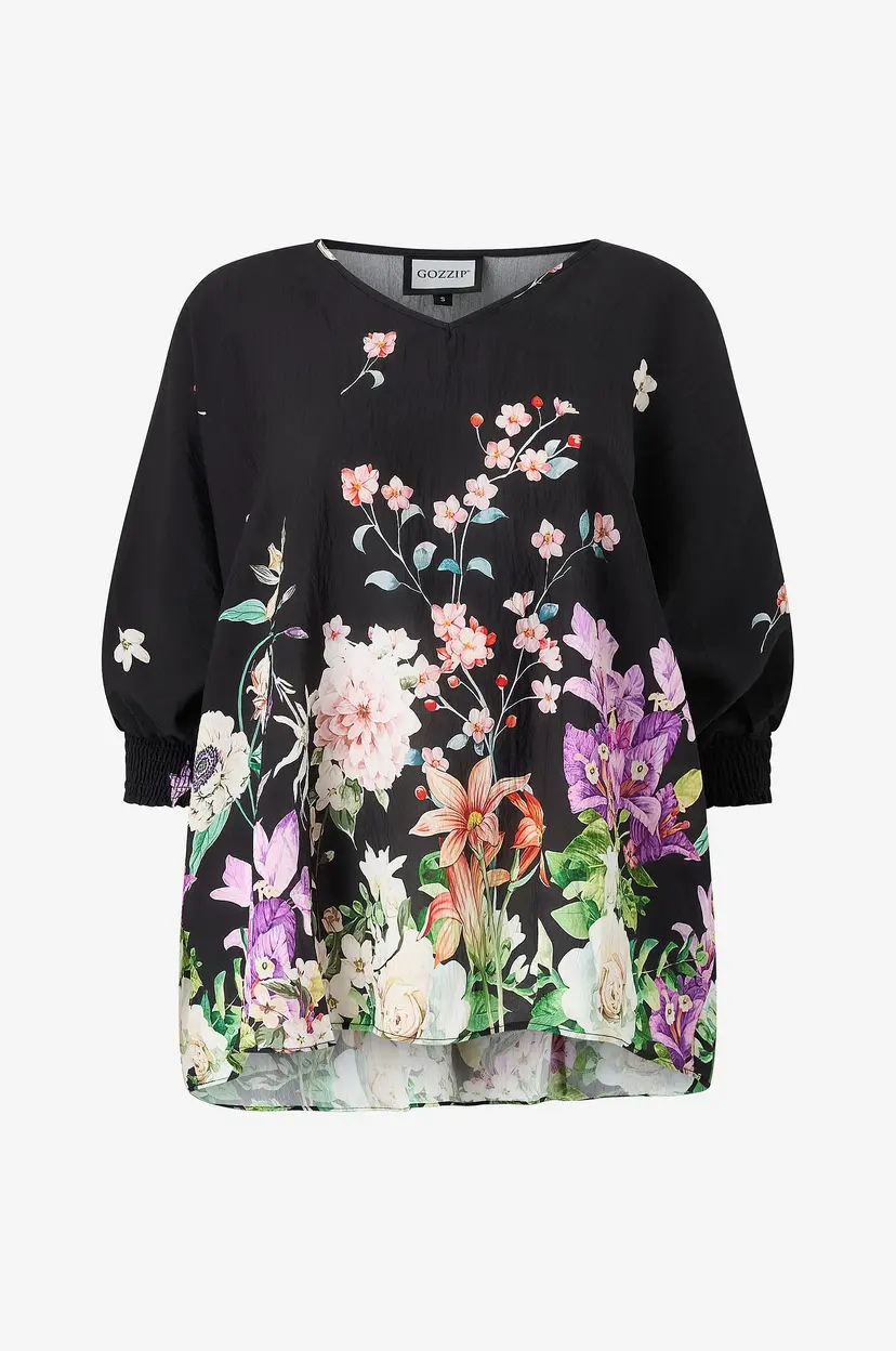 Gozzip Bluse Glila Oversize - Svart
