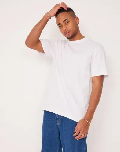 Only & Sons Only & Sons Onsfred Life Rlx Ss Tee Noos Kortermede t-shirts Hvit