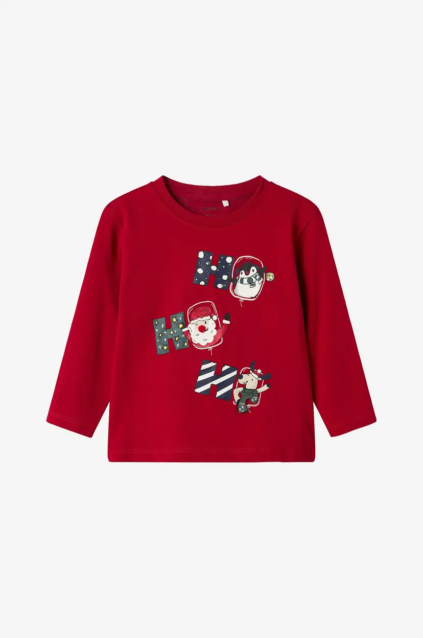 NAME IT T-skjorte nmmRepola Nreg LS - Rød