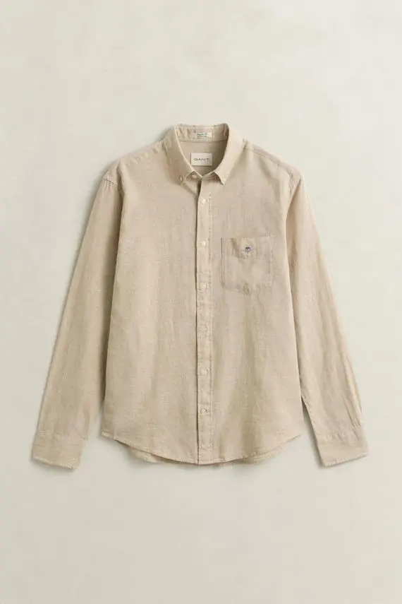 Gant REG COTTON LINEN SHIRT