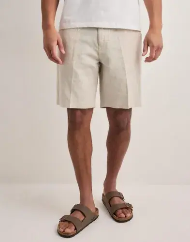Selected Men Selected Men Slhregular-Leroy Sun Shorts Linshorts Beige