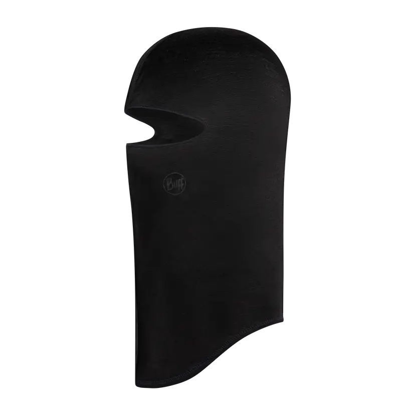 Buff Buff Merino Lightweight Balaclava Solid Black