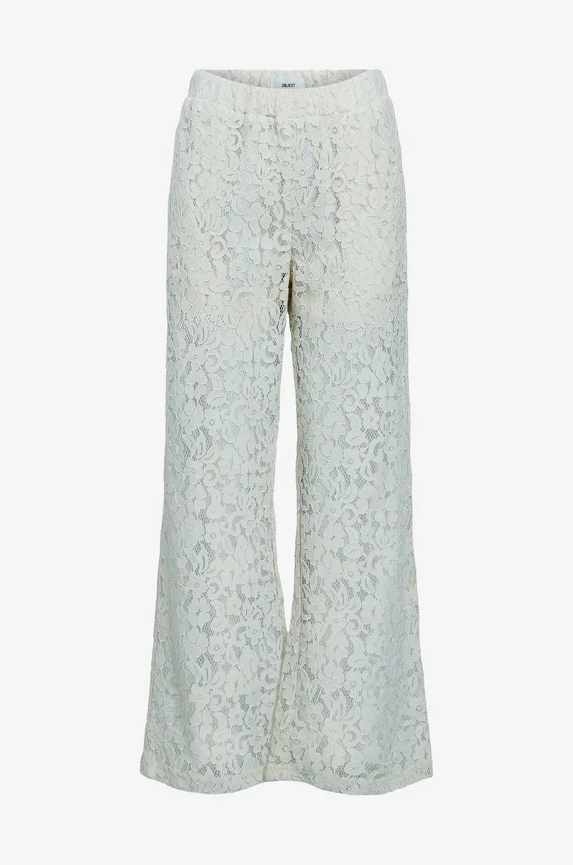 Object Collectors Item Blondebukser objRitta LO MW Pants E SS Fair - Beige