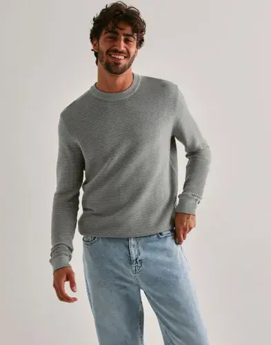Solid Solid SDValencia knit pullover Strikkegensere Grå