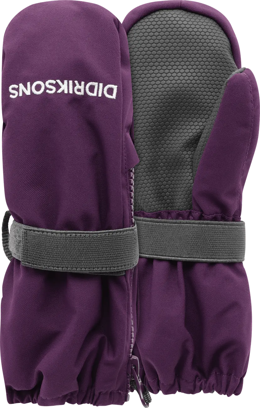 Didriksons Didriksons Kids' Biggles Zip Mittens Northen Purple
