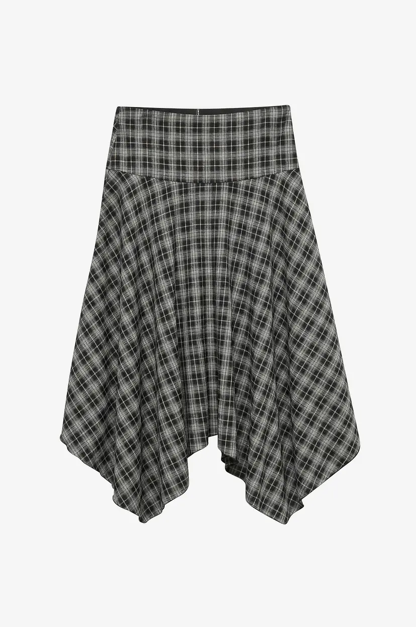 Vero Moda Skjørt vmLucky Assymetric Skirt Wvn Ret - Svart