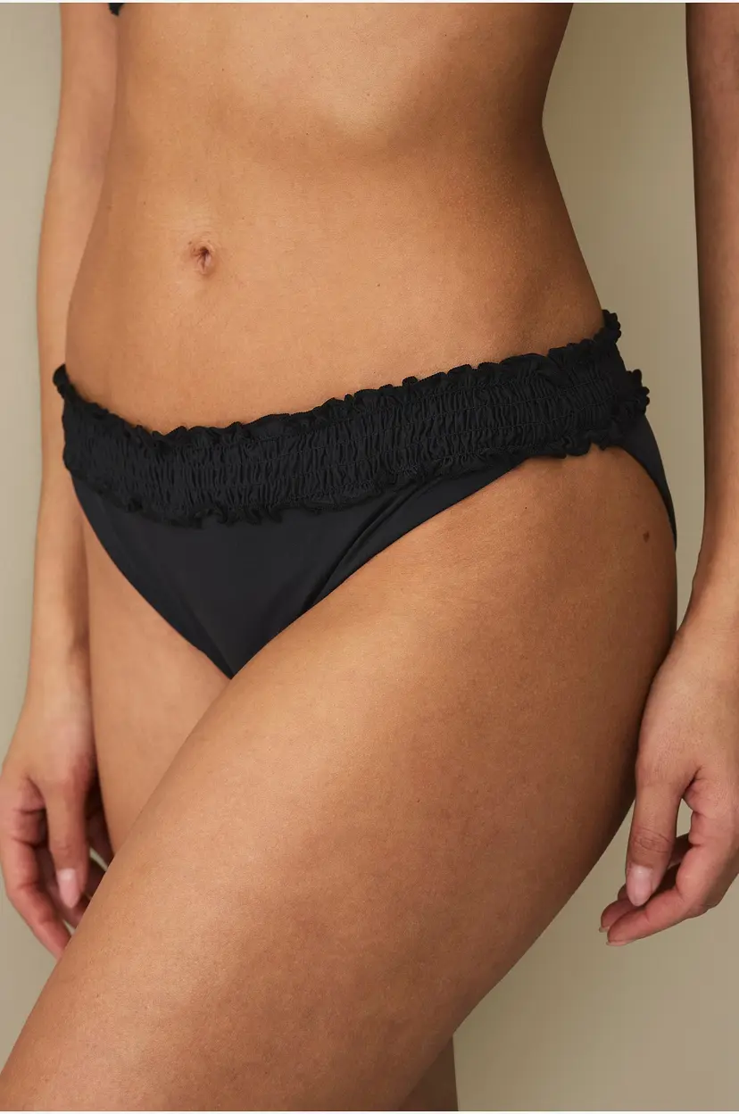 Ellos Collection Bikiniunderdel med smock - Svart