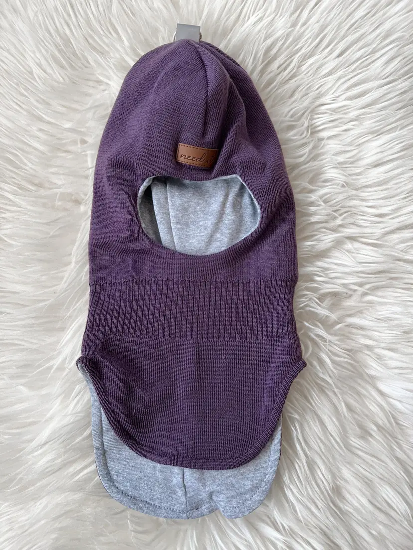 Need it Balaclava i ull/bomull m. vindstopper P