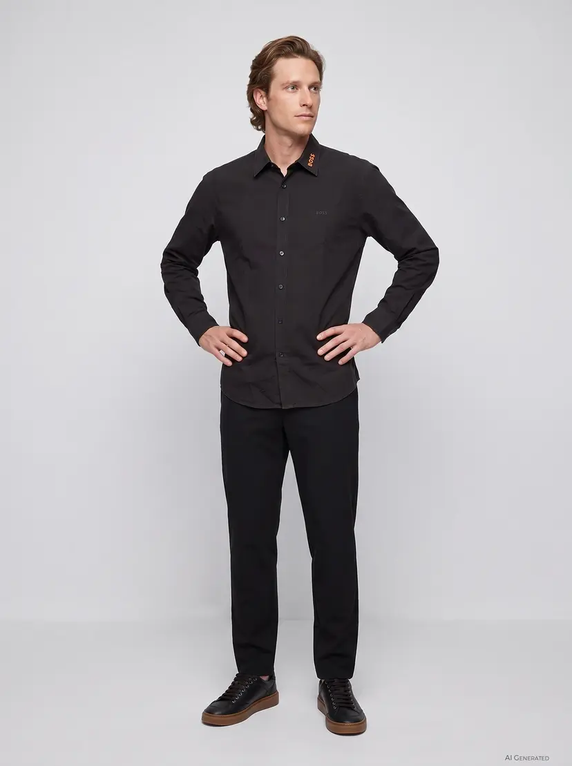 BOSS Boss 50518304 Blue Shirt