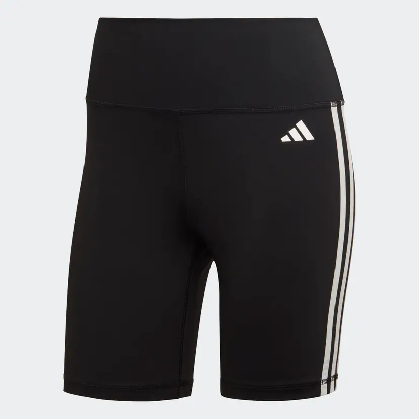 Adidas Training Essentials 3-Stripes High-Waisted Short Tights