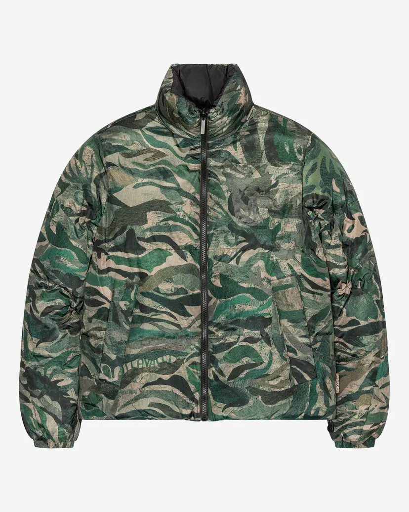 Just Cavalli Just Cavalli 79OAS424 Green Puffer jacket