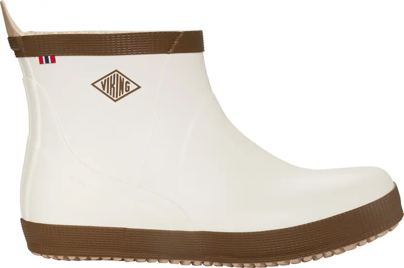 Viking Footwear Viking Footwear Seilas Heritage Low Rubber Boot Cream/brown