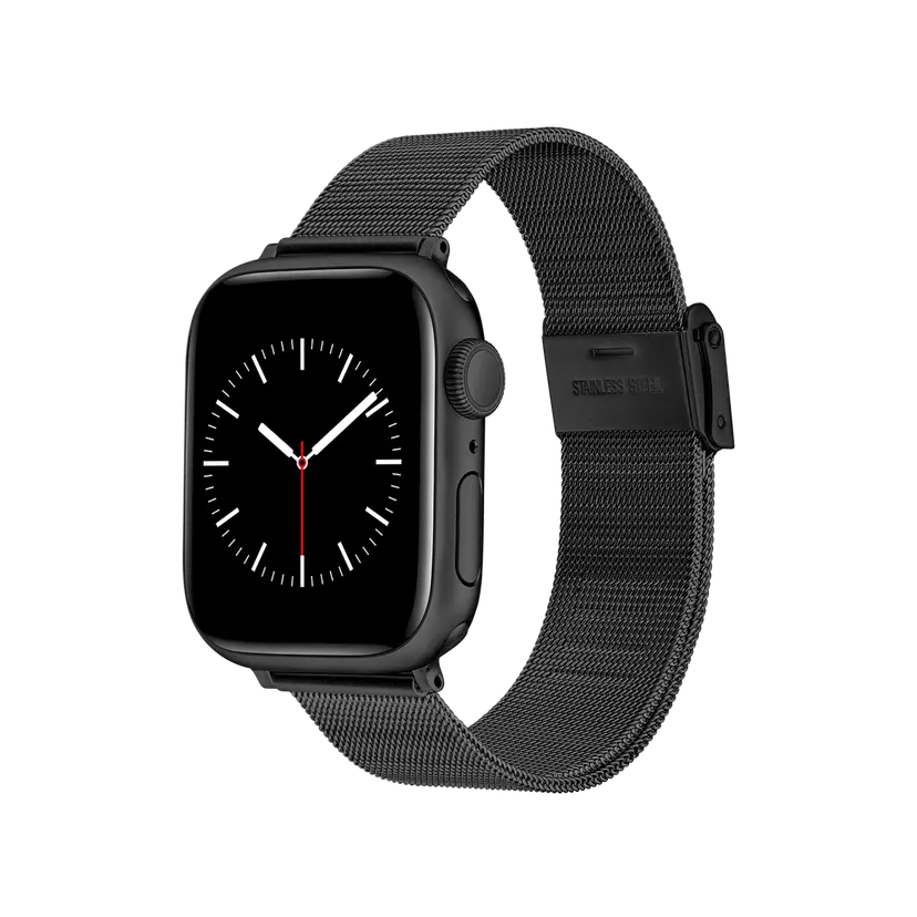 Daniel Wellington Black Smartwatch Strap Mesh | DW