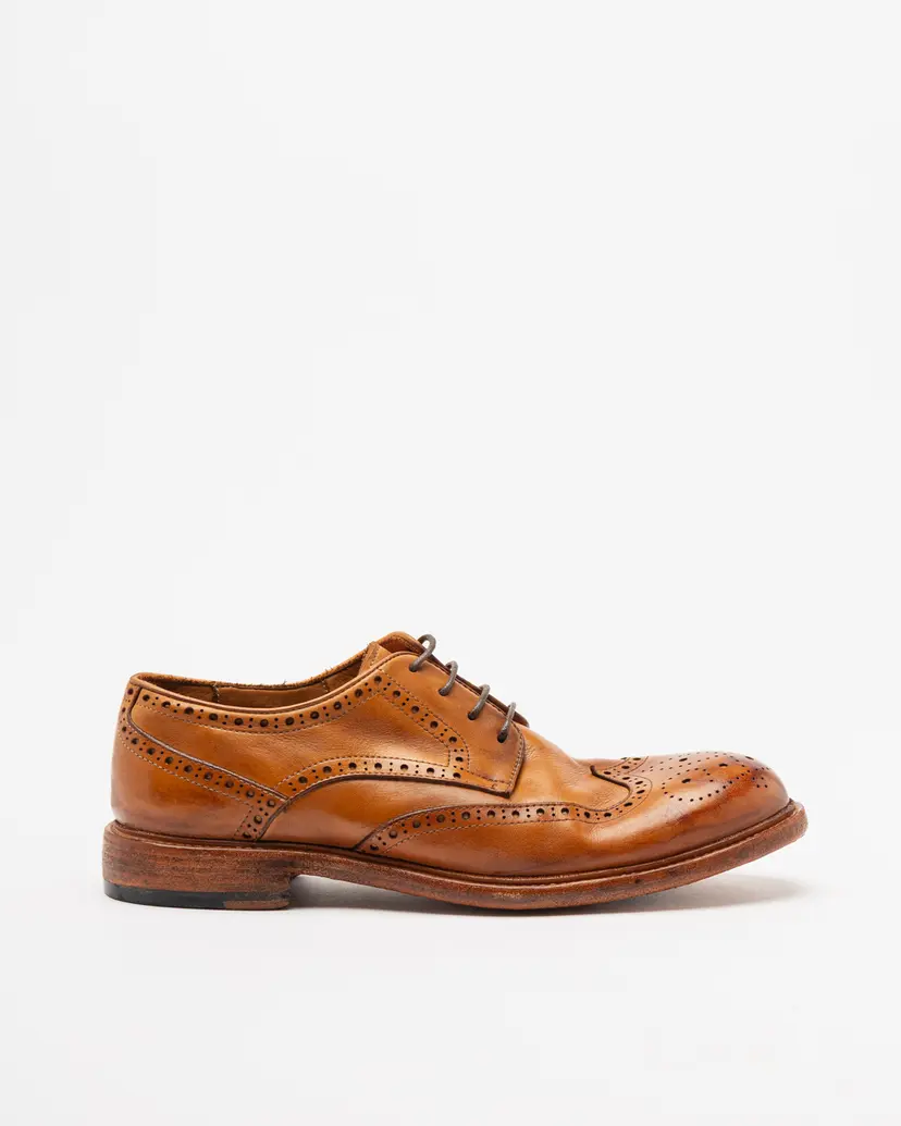 PROF PROF GL230-01 Camel Brogue shoes