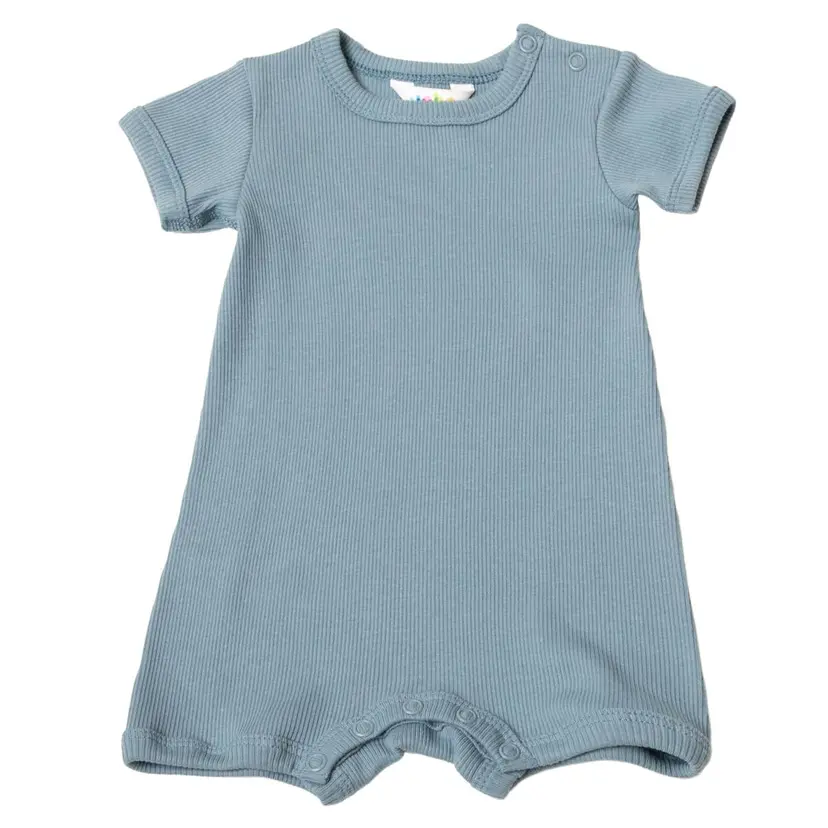 Joha Joha Romper Cotton Rib Blue (60 / 3-4 mnd)