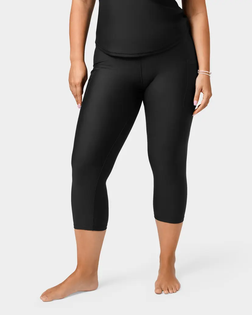 Hightex Eva Black Compression Capri