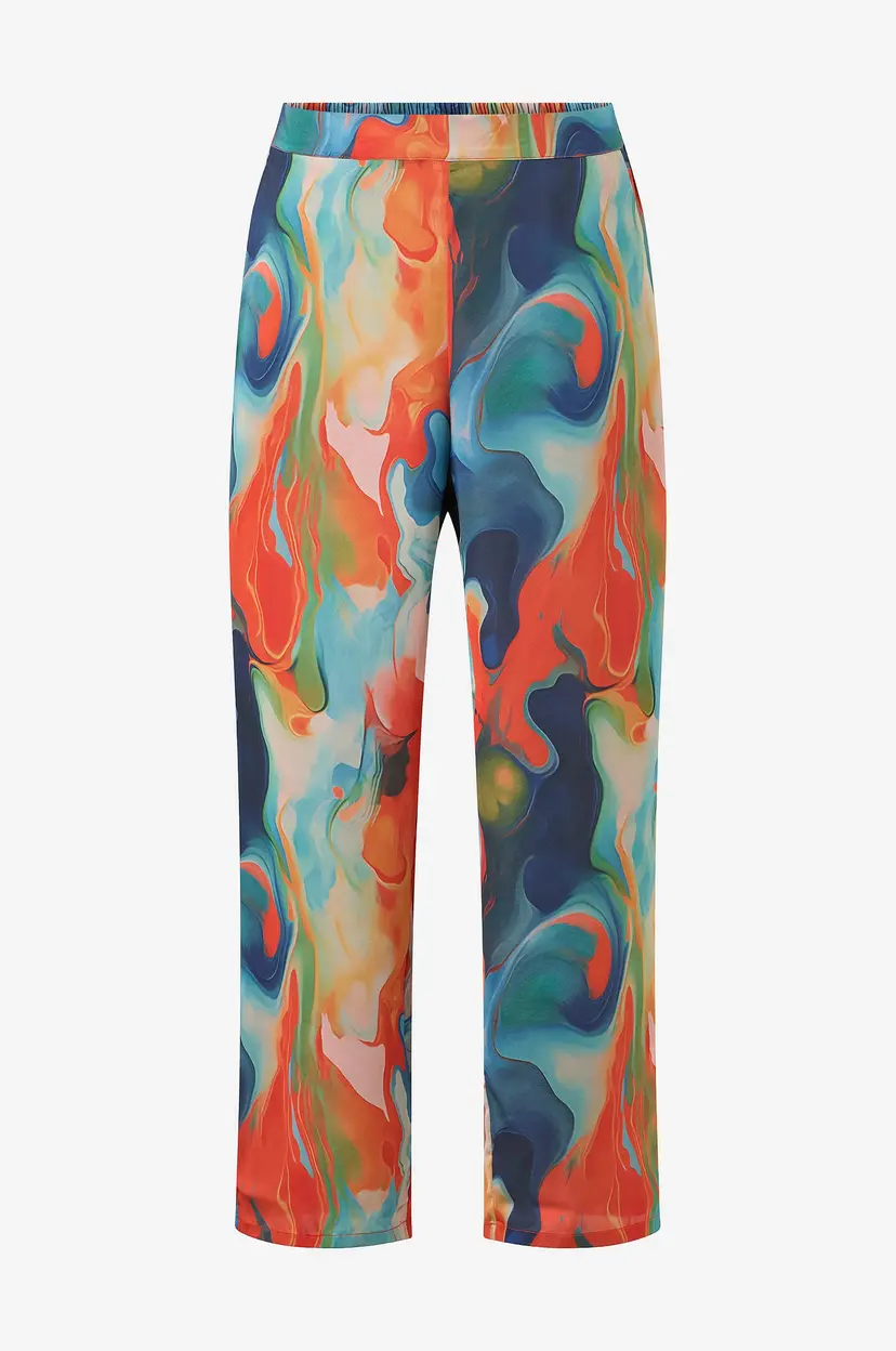 NO. 1 BY OX Bukser Wide Leg - Flerfarget