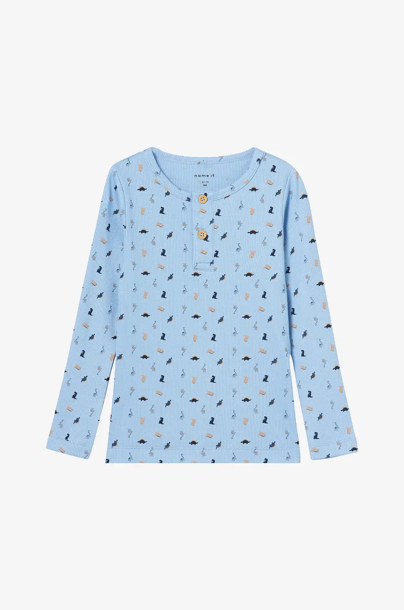 NAME IT Topp nmmDabbu M LS Top - Blå