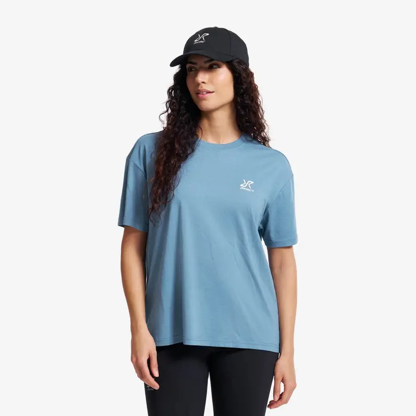RevolutionRace Easy Relaxed T-shirt Dame Captain's Blue