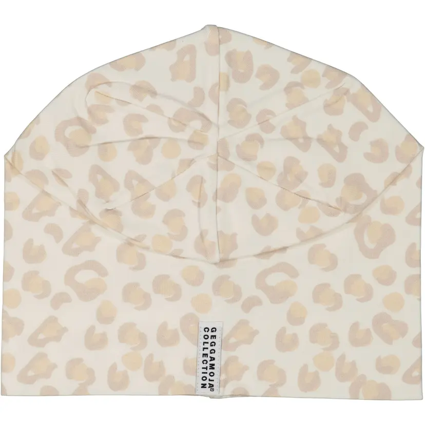 Geggamoja Mössa Bambu Leo Beige - Mini 0-2 m