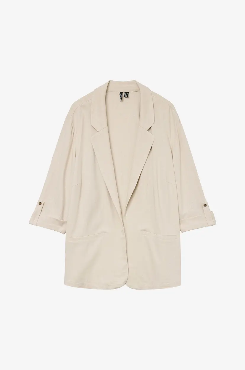 Vero Moda Curve Blazer vmcJesmilo 3/4 Blazer Wvn - Beige