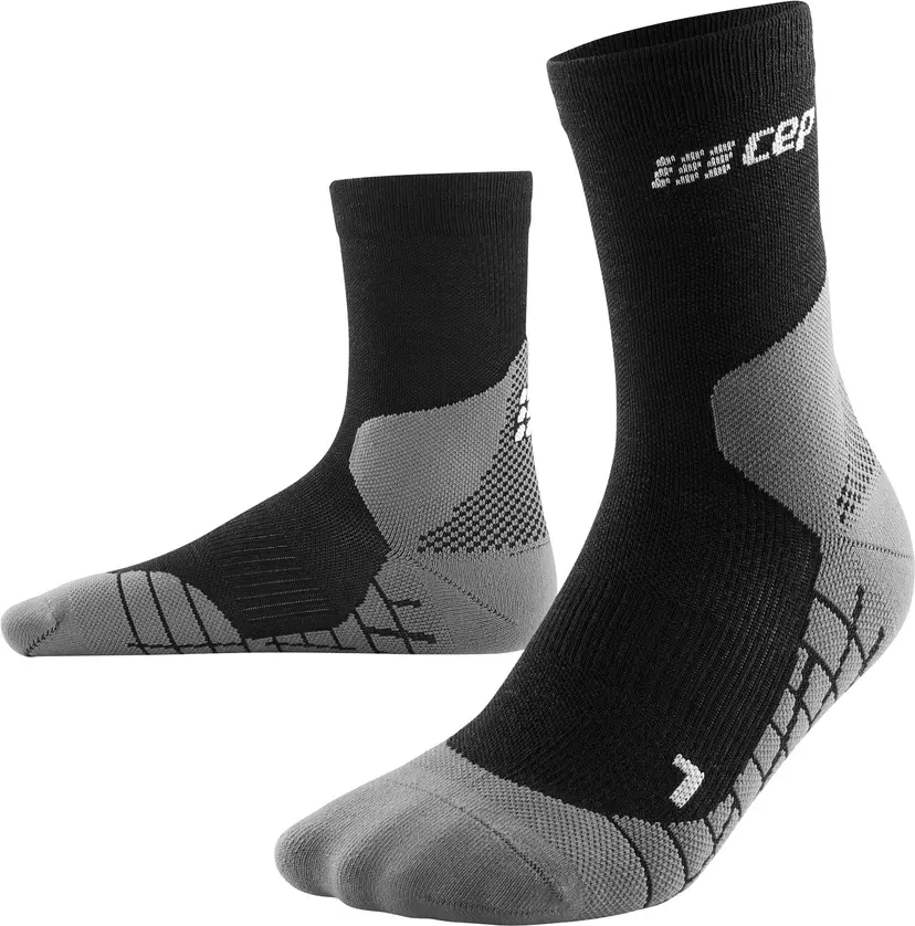 CEP CEP Light Merino Hiking Socks Mid v3 M Herre Svart III