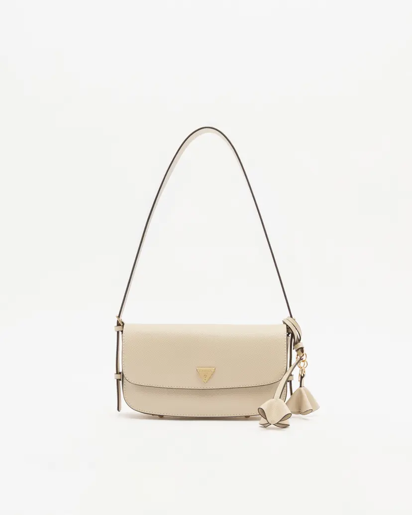 Guess Guess Danielle Flap Shoulder Bag Beige Shoulder bag