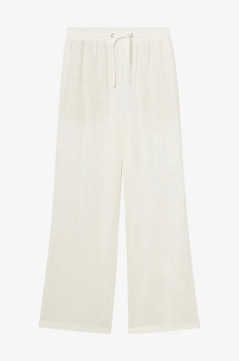 Grunt Bukser Camille Linen Pants - Hvit