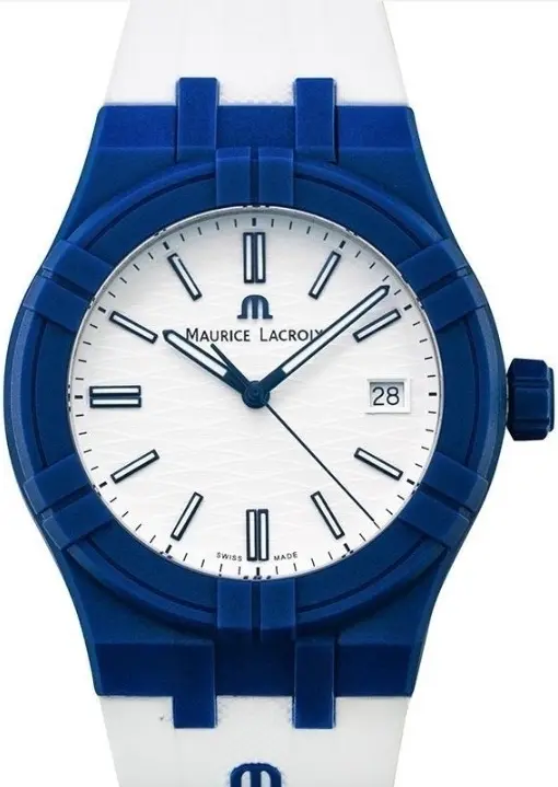 Maurice Lacroix Maurice Lacroix AI2008-BBB11-300-0 Aikon Hvit/Gummi Ø40 mm