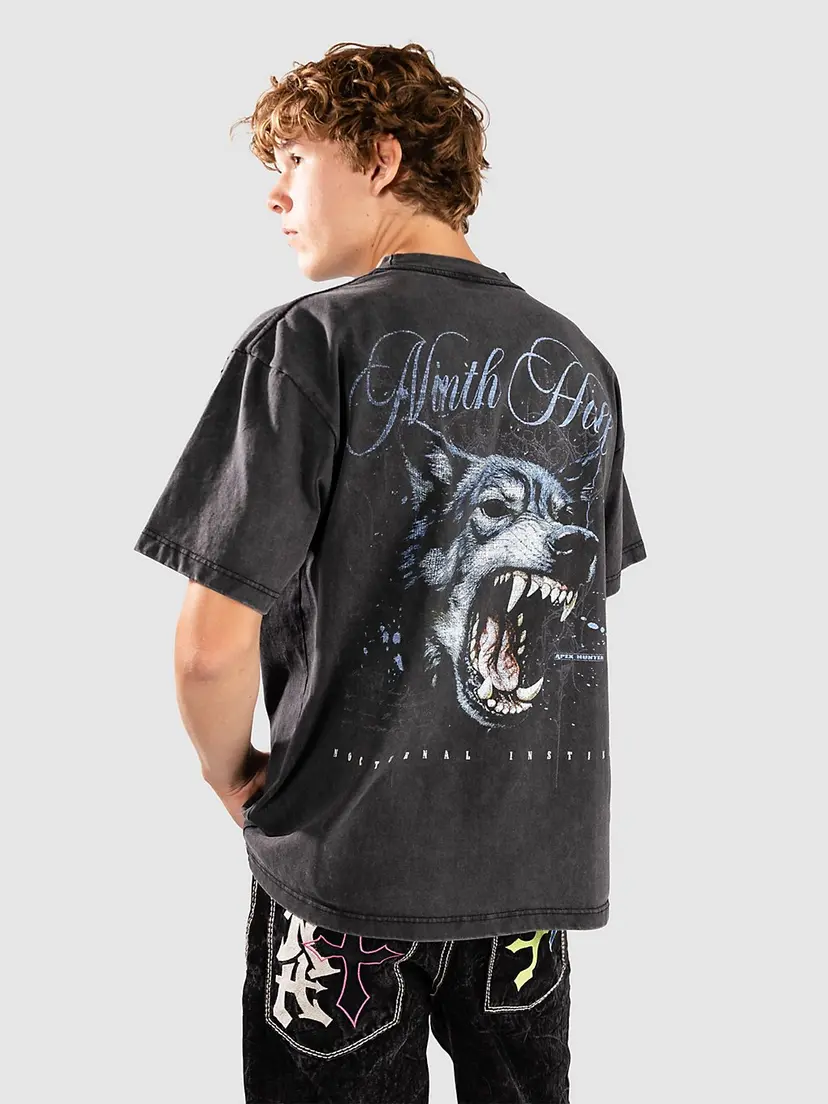 Ninth Hall Ninth Hall Nocturnal Boxy T-skjorte svart