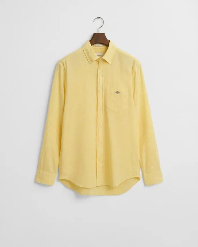 Gant REG COTTON LINEN SHIRT