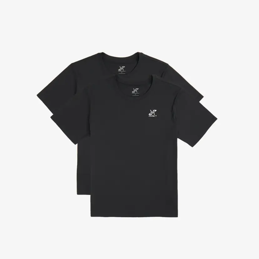 RevolutionRace Easy 2 Pack T-shirt Herre Black