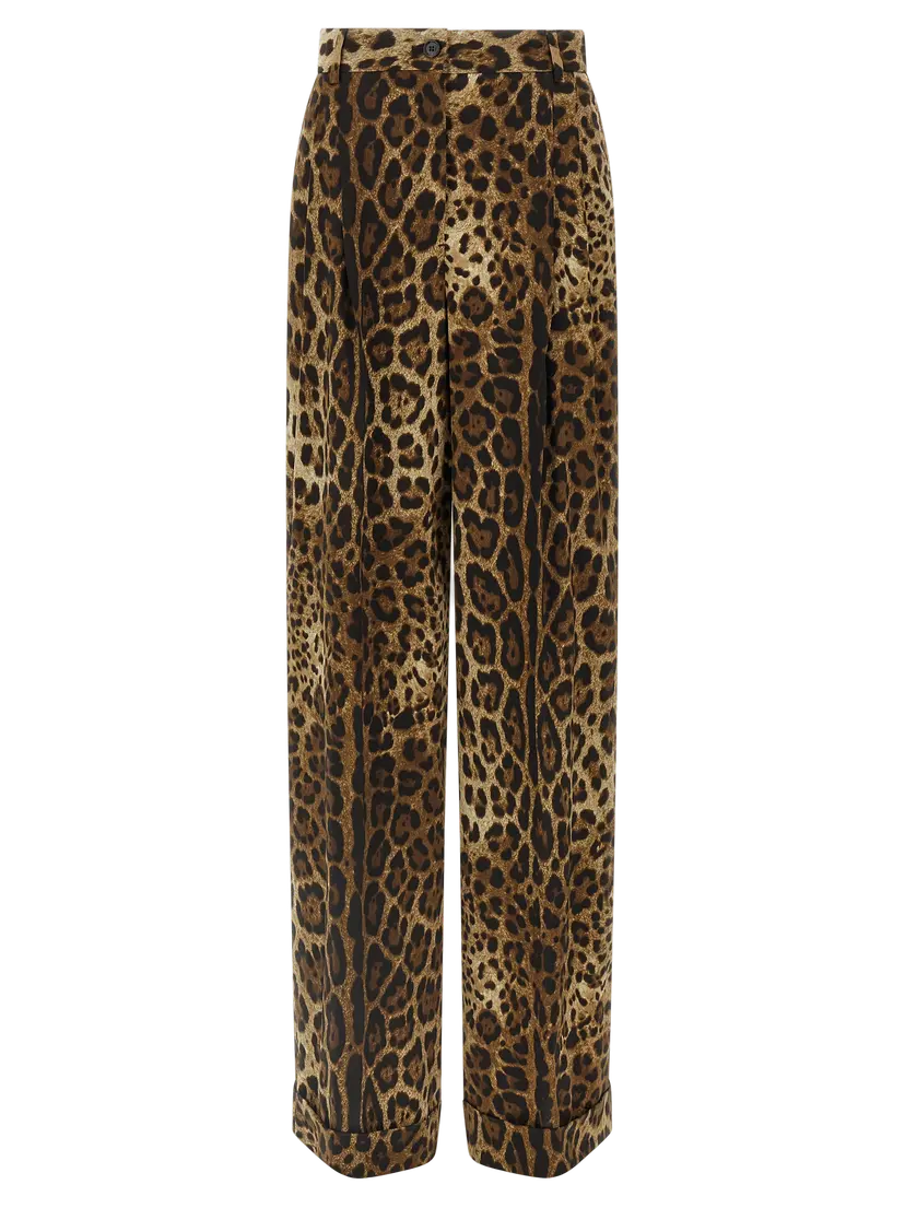 Dolce & Gabbana Dolce & Gabbana Vide bukser – Brun