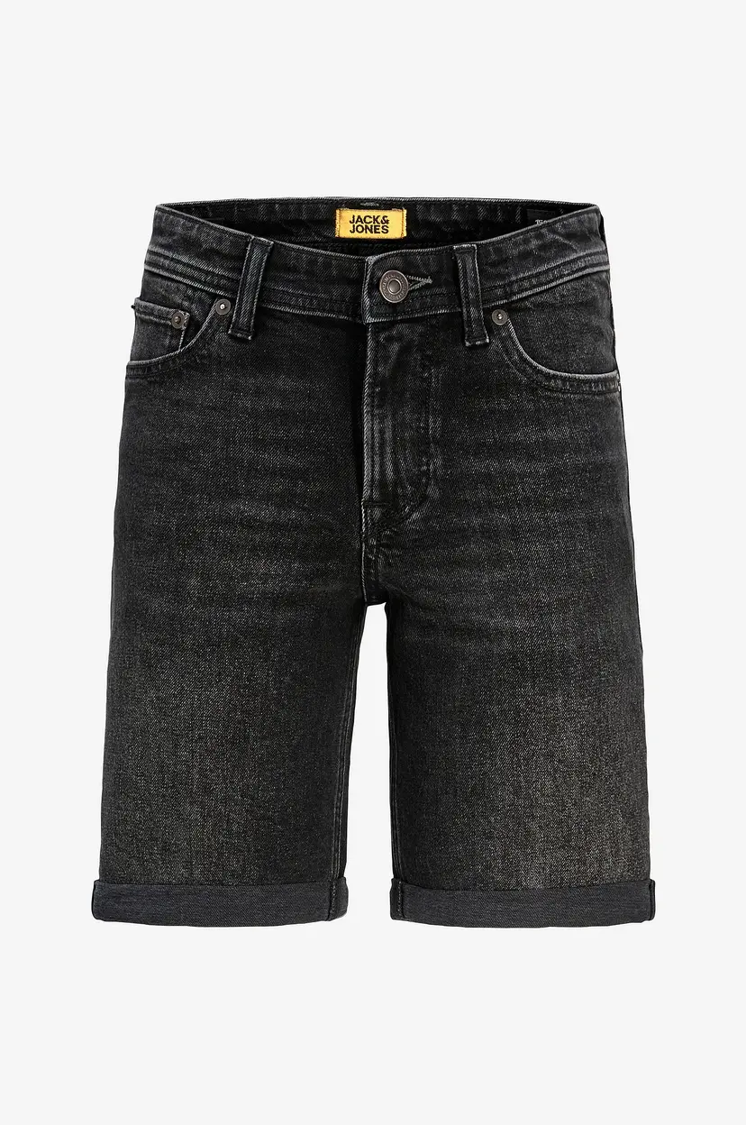 Jack & Jones Junior Jeans-shorts jjiRick jjiOriginal Shorts MF 926 - Svart