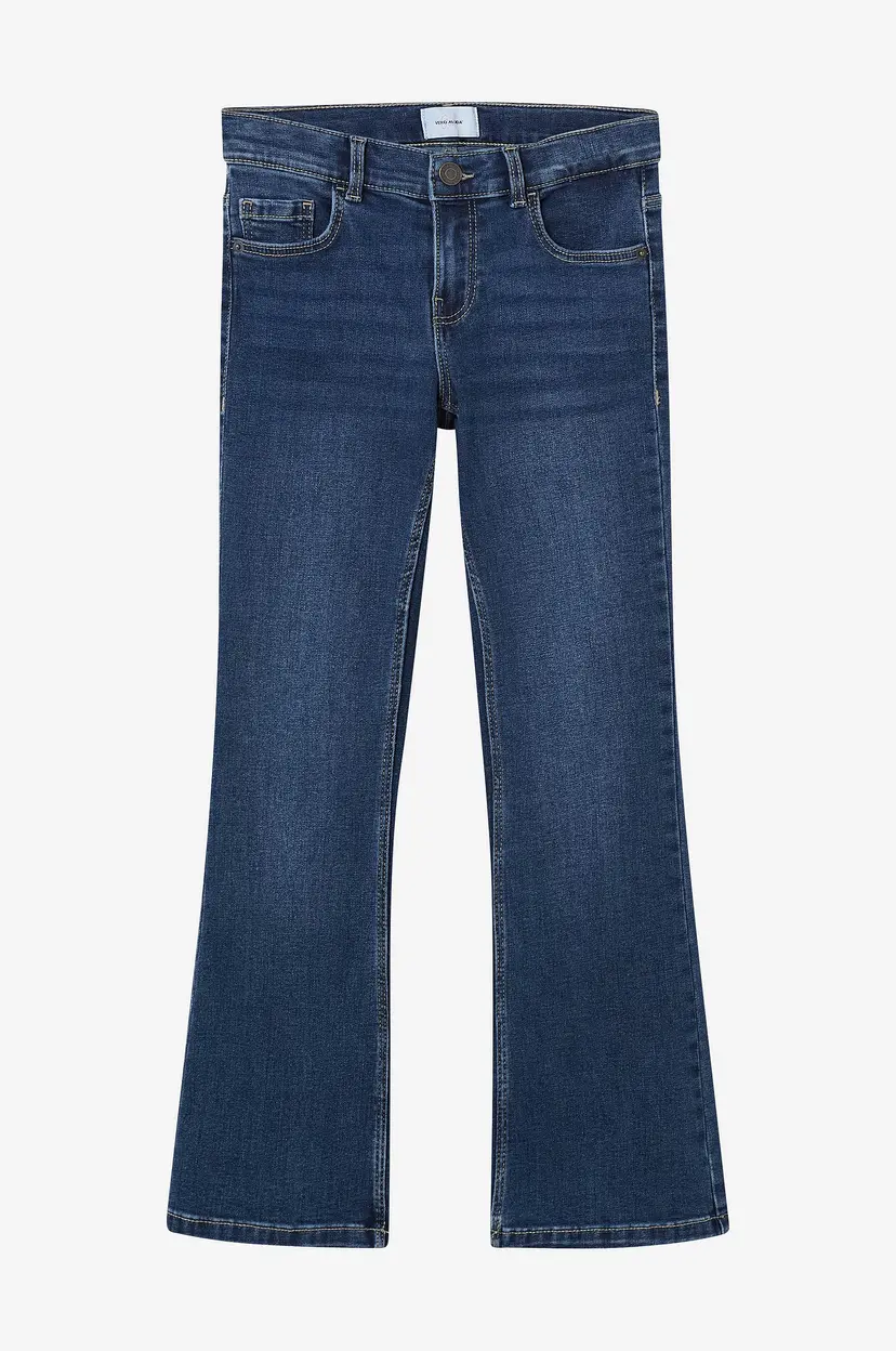 Vero Moda Girl Jeans vmRiver HR Flared J Vi3448 Girl GA - Blå