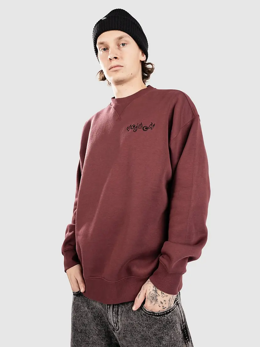 Volcom Volcom Fa Daniel Shepard Crew Genser rød