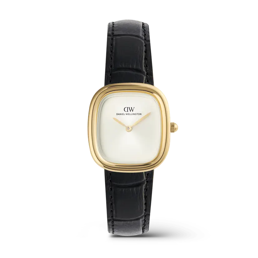 Daniel Wellington Gold 24mm Watch Margot Black Croc | DW
