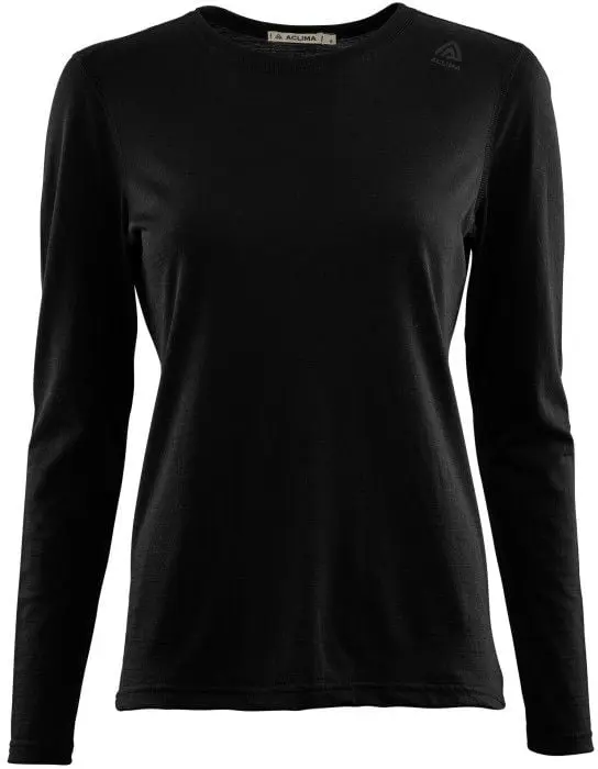 Aclima Aclima W's LightWool Undershirt Long Jet Black