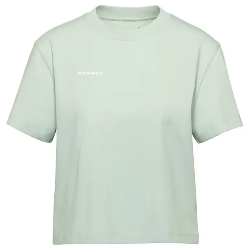 Mammut W's Mammut Base Cropped T-Shirt MLni Logo SilVer Sage