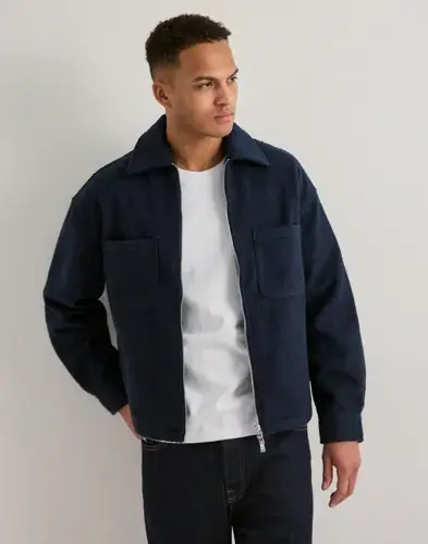 Que Sera Sera Que Sera Sera Ozzy Overshirt Overshirts Blå