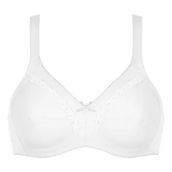 Naturana NATURANA BH Cotton Soft Bra Hvit bomull B 75 Dame