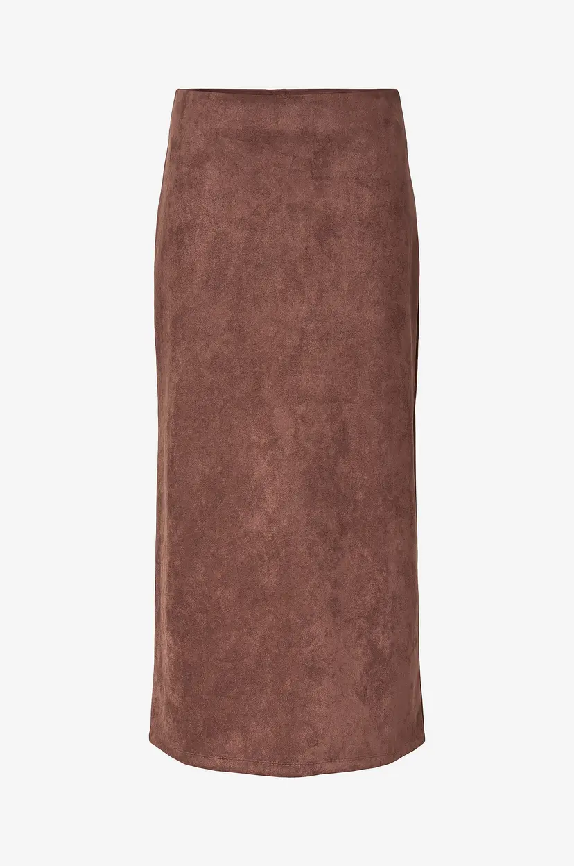Pieces Skjørt pcObina MW Ankle Skirt D2d - Brun