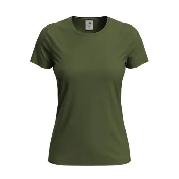 Stedman Stedman Classic Women T-shirt Militærgrønn bomull X-Small Dame