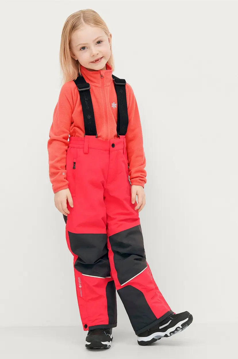 Áhkká Skibukse Skipant With Braces Mr - Rosa