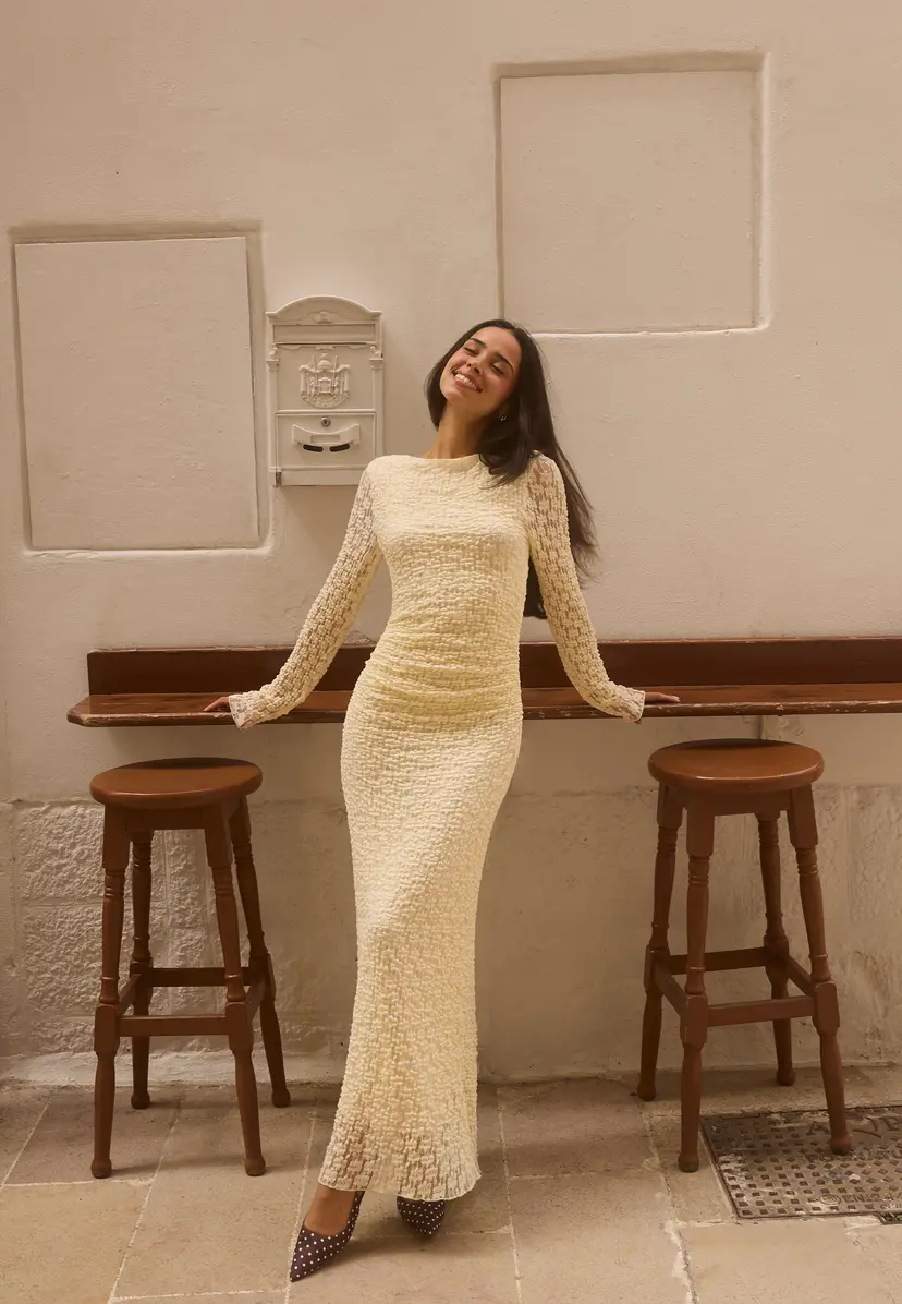 Bubbleroom Lace Ankle Dress