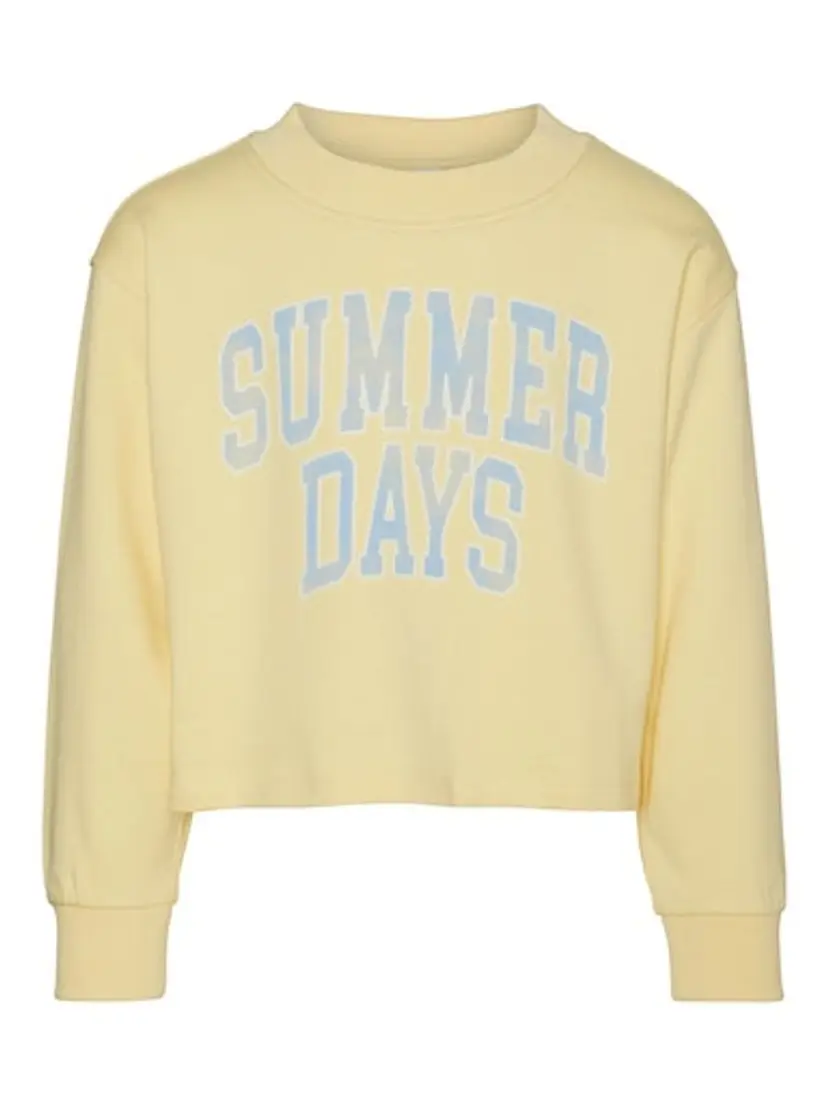 Vero Moda Girl Vero Moda Girl Brenda Ls Slit Sweat Jrs Girl Mellow Yellow Dutch (158/164)