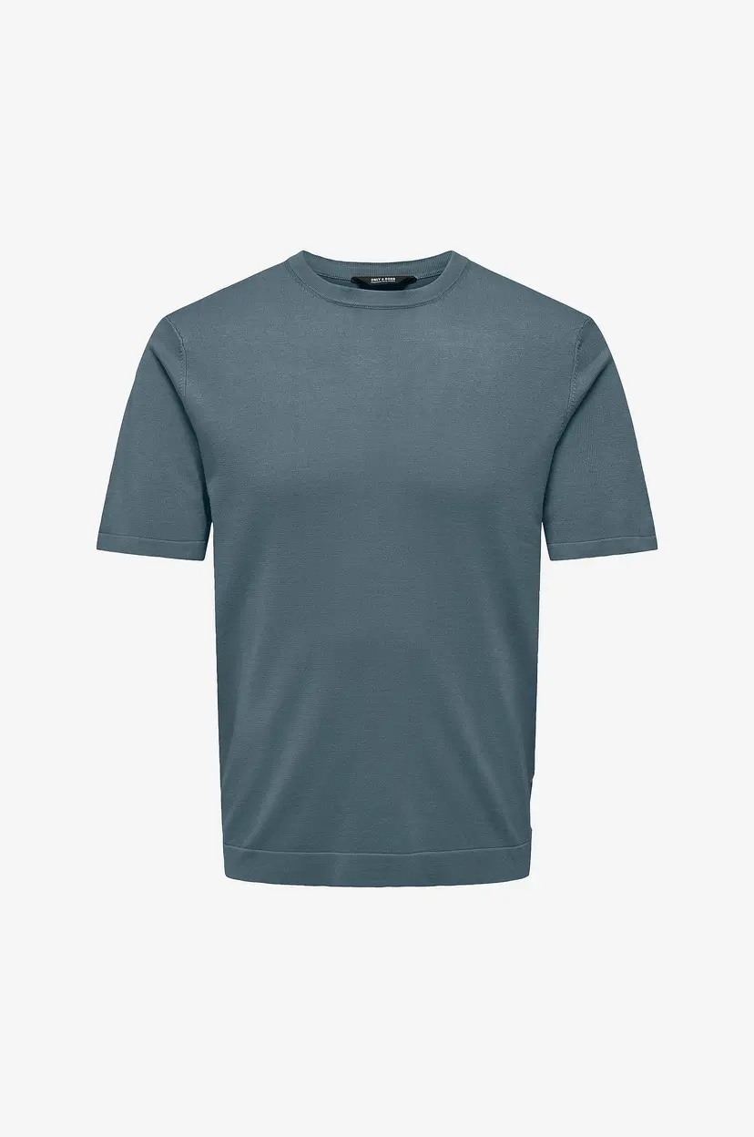 Only & Sons Genser onsWyler Life Reg 14 SS Knit - Grå