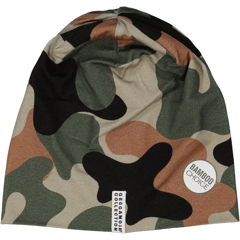 Geggamoja Bambumössa fleece Camouflage - XXS 6-12 m