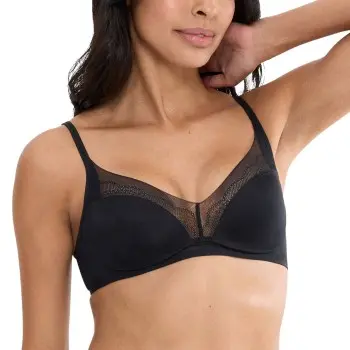 Triumph Triumph BH Breathe and Lift Smart N EX Svart Fit Smart 1 Dame